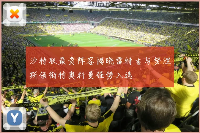 沙特联最贵阵容揭晓雷特吉与努涅斯领衔特奥科曼强势入选